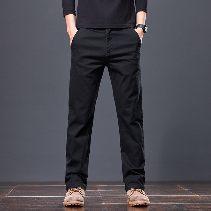 Comfortable chino pants for men with elastic waistband and practical pockets Lune London