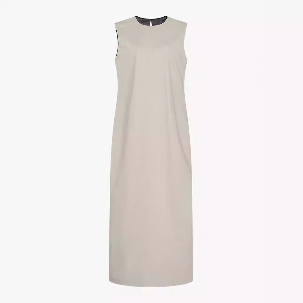 Robe maxi fluide pour femmes avec encolure large Chic & Stil