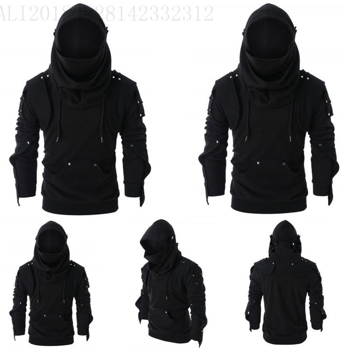 Men's Hoodie with innovative hood design and structured sleeves Lune London