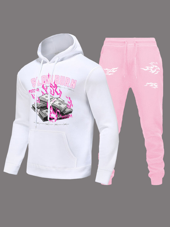 Women's hoodie and jogger pants set with creative design Lune London