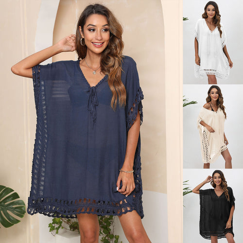 Ladies Boho Crochet Dress Light Amarae