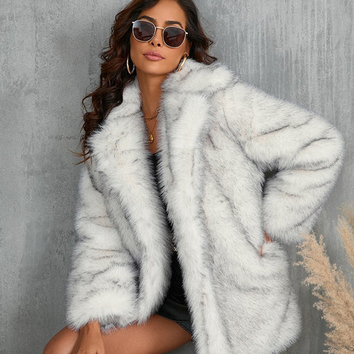 Luxurious women's plush jacket Amarae