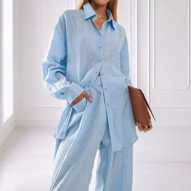 Haut d'été décontracté pour femmes avec des manches larges et des poches Chic & Stil