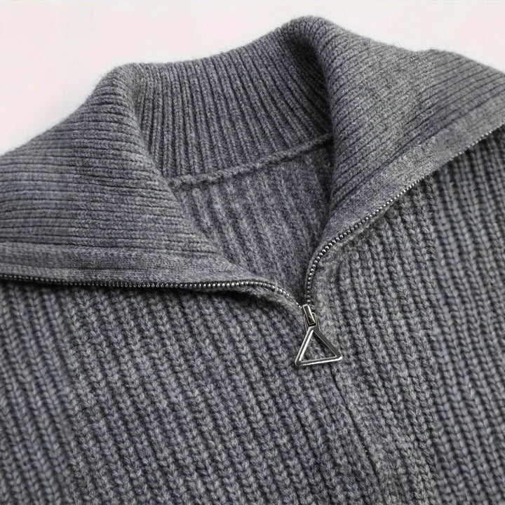 Soft knit sweater for women with high collar Lune London