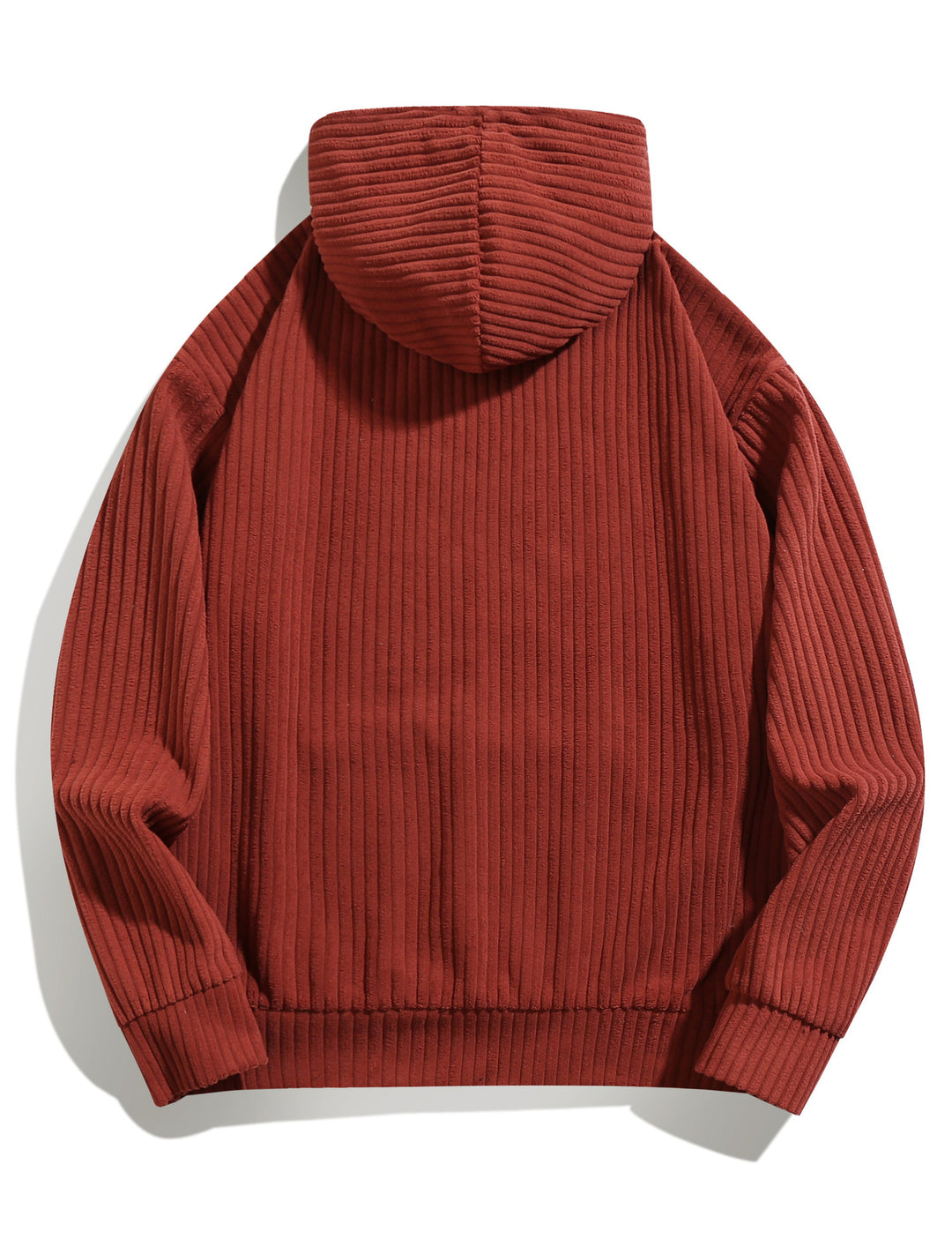 Casual hooded sweatshirt for men with ribbed design and practical pockets Lune London