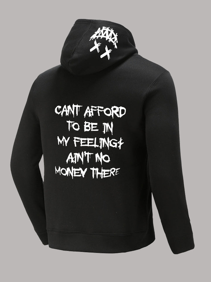 Hoodie for women with eye-catching graphic print and impressive slogan Lune London