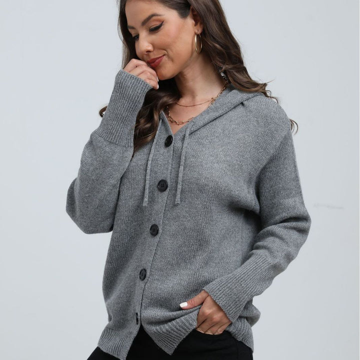 Ladies comfortable hoodie cardigan Lune London