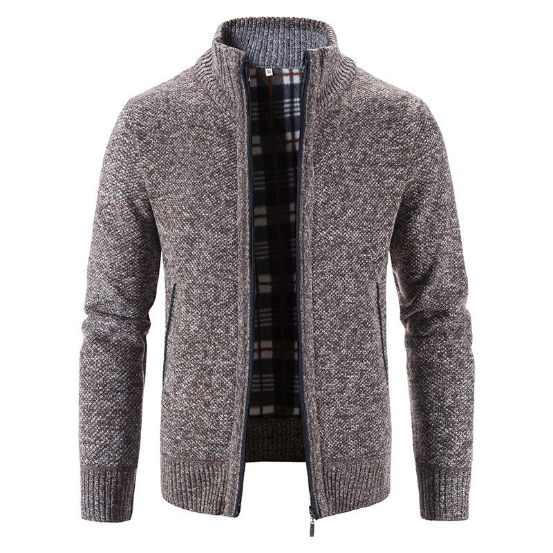 Men's Cardigan with Innovative Thermal Insulating Inner Lining Lune London