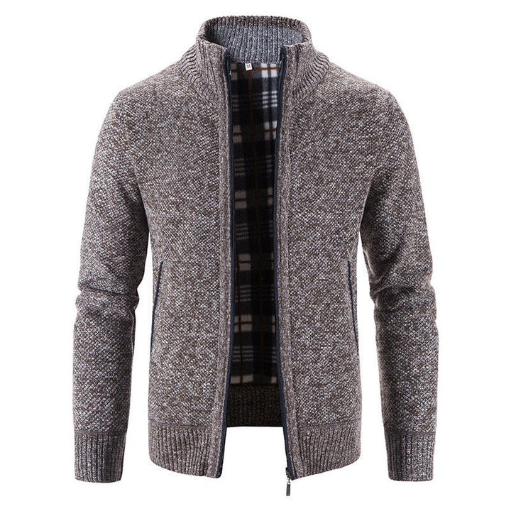 Men's Cardigan with Innovative Thermal Insulating Inner Lining Lune London