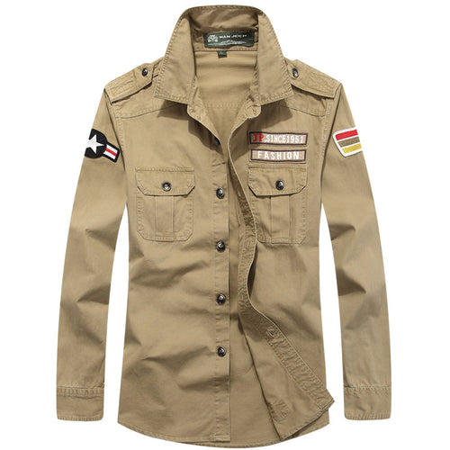 Trendy utility shirt for men with practical pockets Amarae