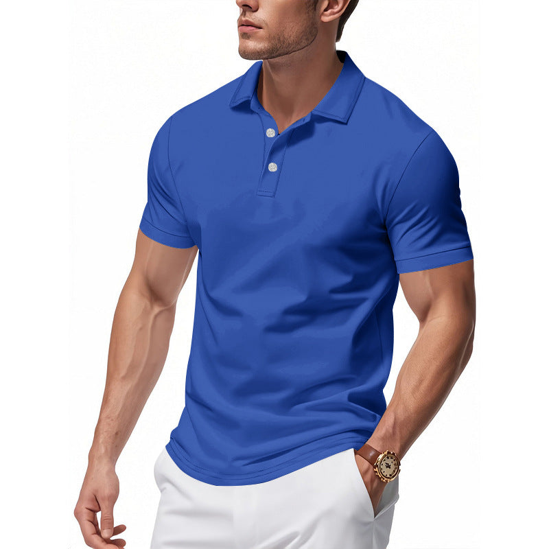 Men's high-quality short sleeve polo with moisture-wicking technology Lune London