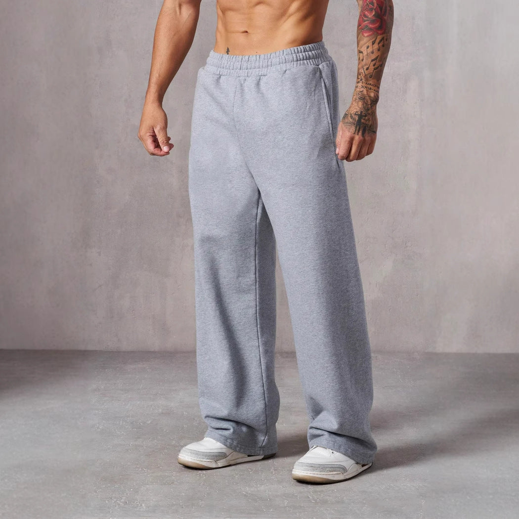 Men's Baggy Jogging Pants with Elastic Waistband and Side Pockets Lune London