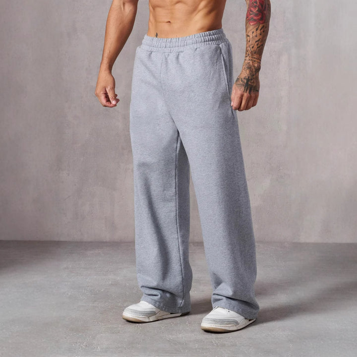 Men's Baggy Jogging Pants with Elastic Waistband and Side Pockets Lune London