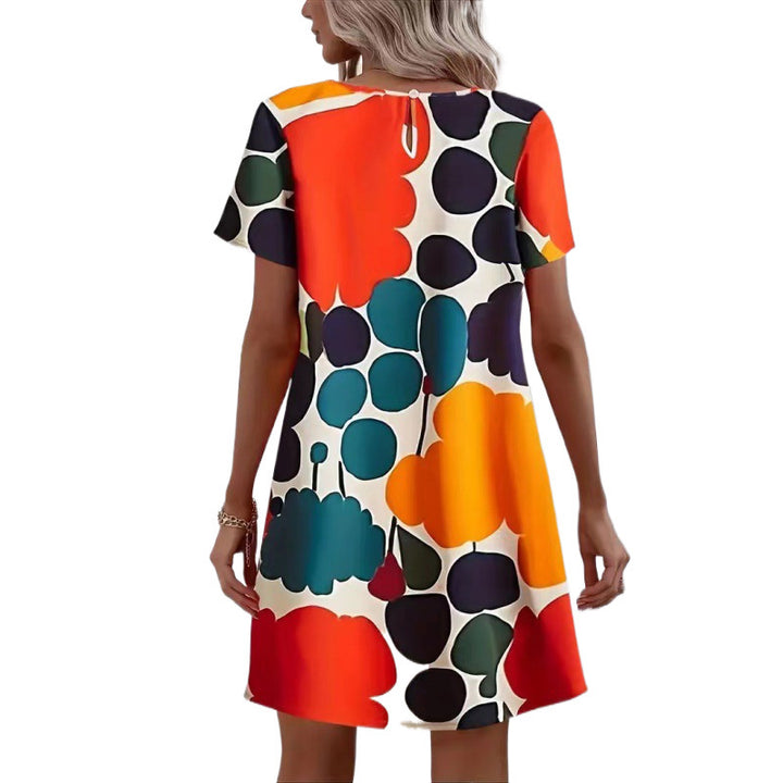 Chic and Stylish Printed Shift Dress for Women