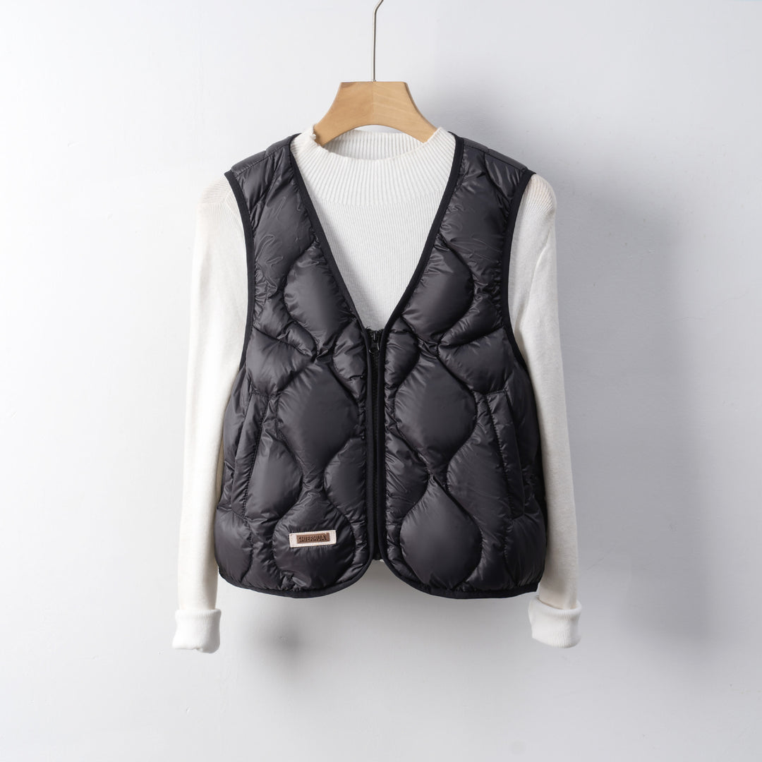 Ladies quilted vest Lune London