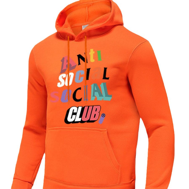Hooded sweatshirt for men with modern print and comfortable fit Amarae