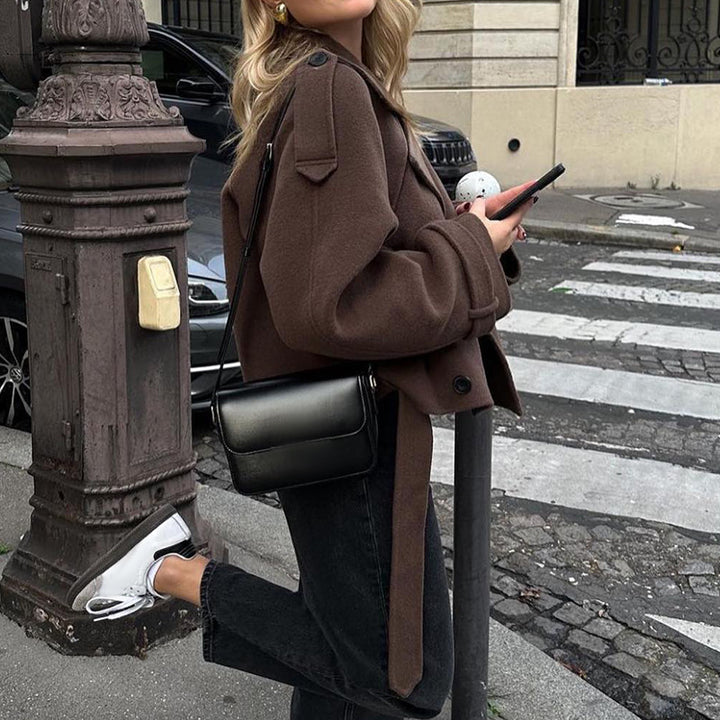 Manteau d'hiver surdimensionné à la mode pour femmes Chic & Stil