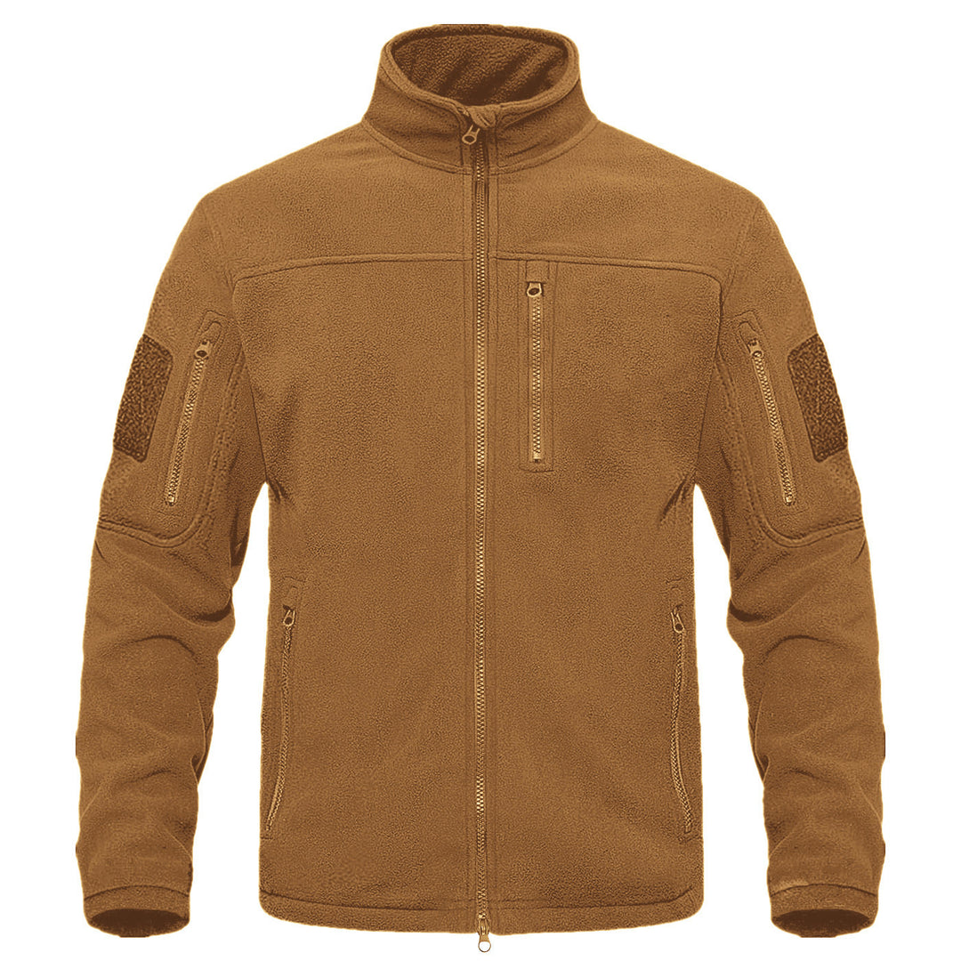 Fleece jacket for men with versatile pockets and high collar Lune London