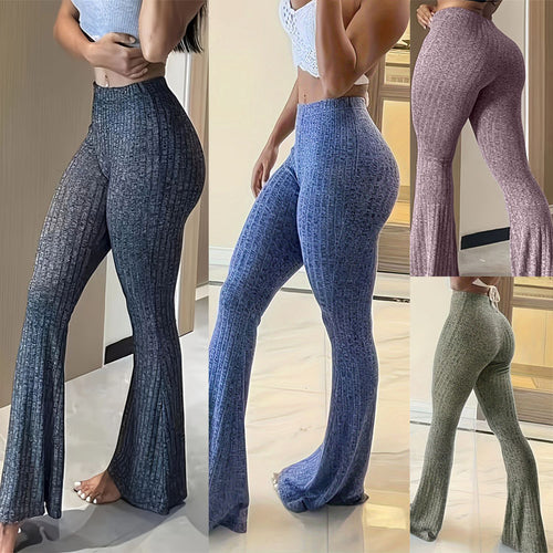 Flared yoga pants for women with high waist design Amarae