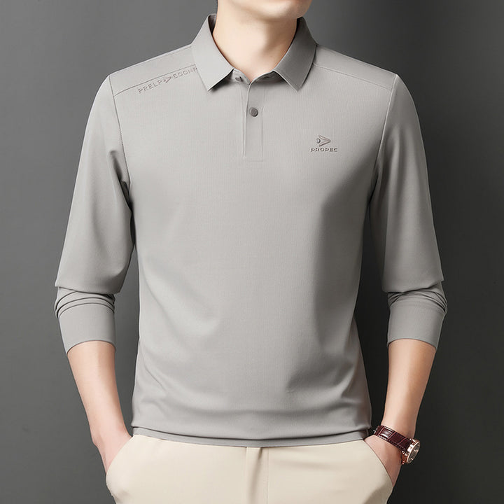 Men's polo with functional design and breathable structure Lune London