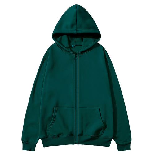 Comfortable hooded jacket for ladies with zipper and large pockets Amarae
