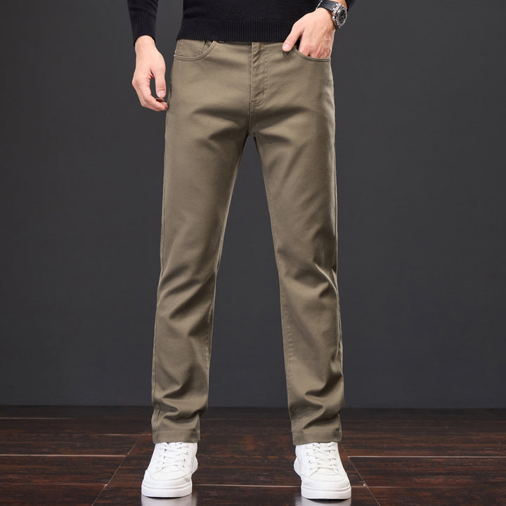 Casual chino pants for men with elastic waist and modern details Lune London