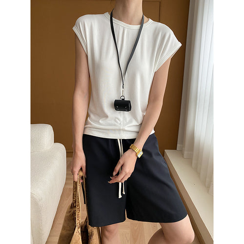 Women's Elegant Wrap Midi Dress with Transparent Details Chic & Stil
