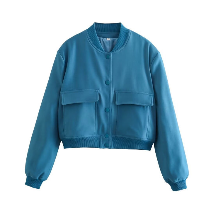Lune London women's animal print bomber jacket