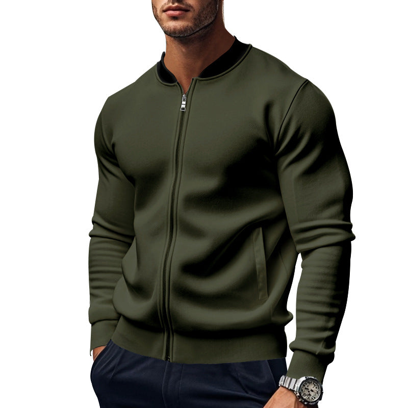 Sporty bomber jacket for men with high collar Lune London