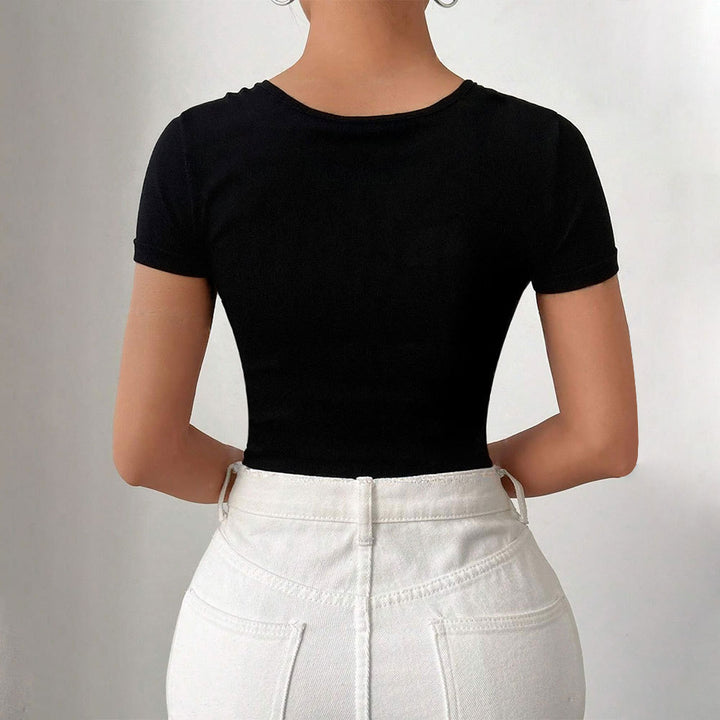 Asymmetrical cut and draped women's body Chic & Stil