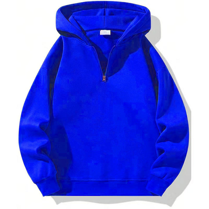 Men's sporty hoodie with half-zipper Amarae