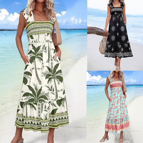Amarae printed maxi dress too bohemian for women