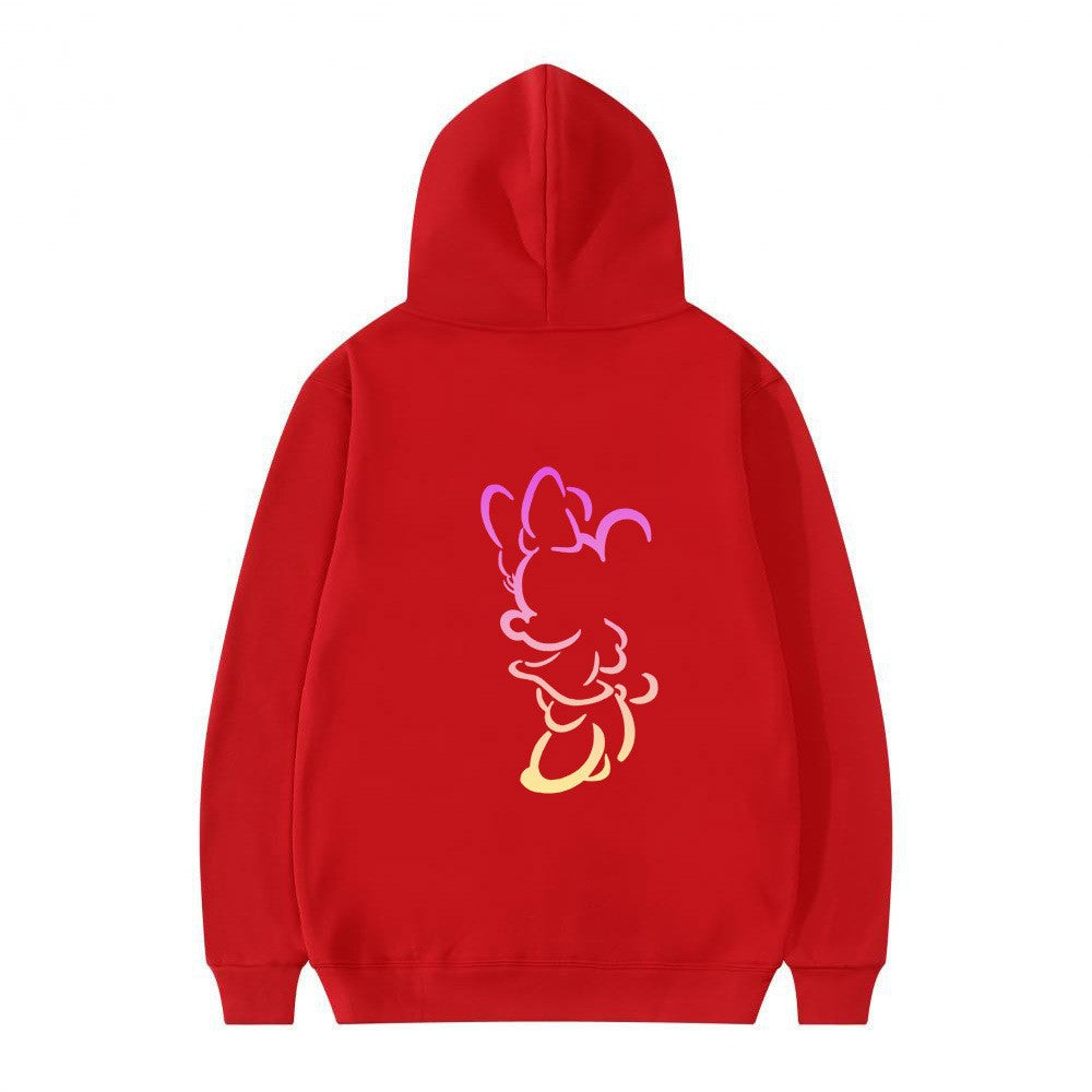 Women's hoodie with artistic cloud design and soft inner lining Chic & Stil