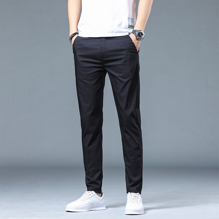 Men's elastic leisure pants with side pockets Lune London