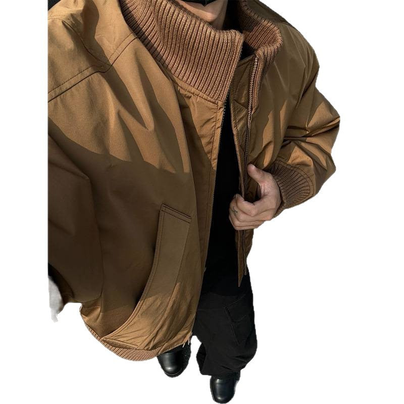 Casual bomber jacket for men with high collar and practical pockets Lune London