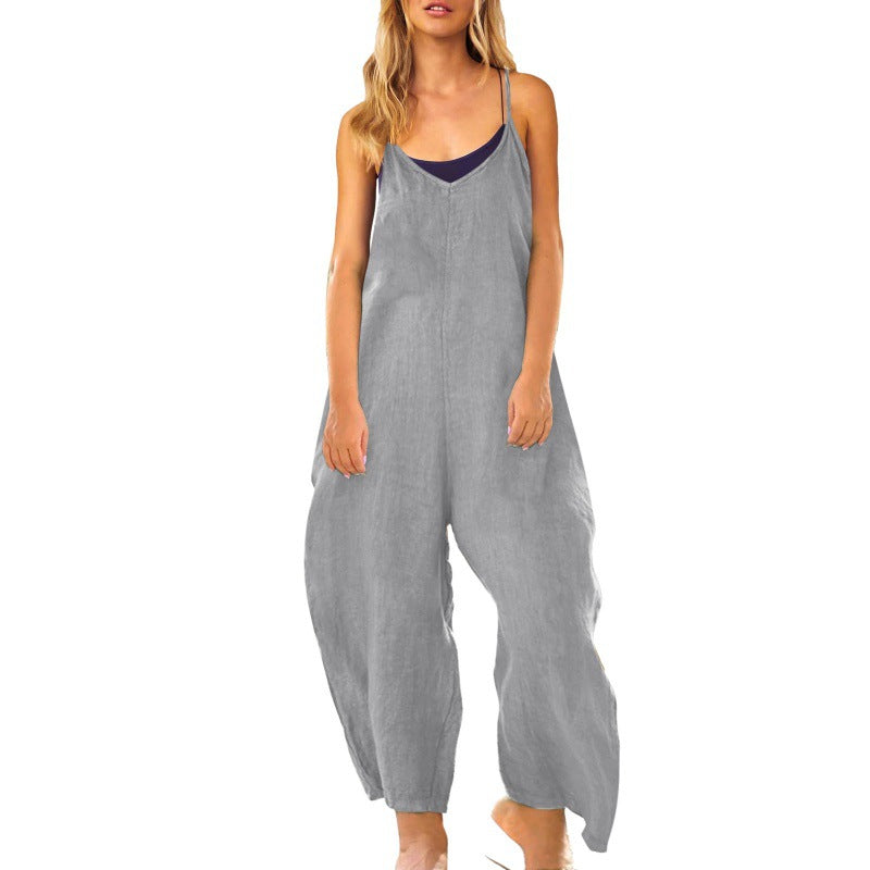 Ladies sleeveless jumpsuit Lune London