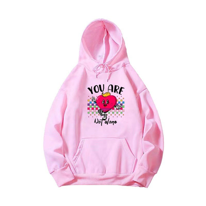 Women's hoodie with funny heart design Chic & Stil