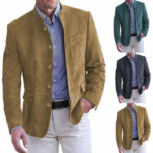 Elegant suede jacket for men Amarae