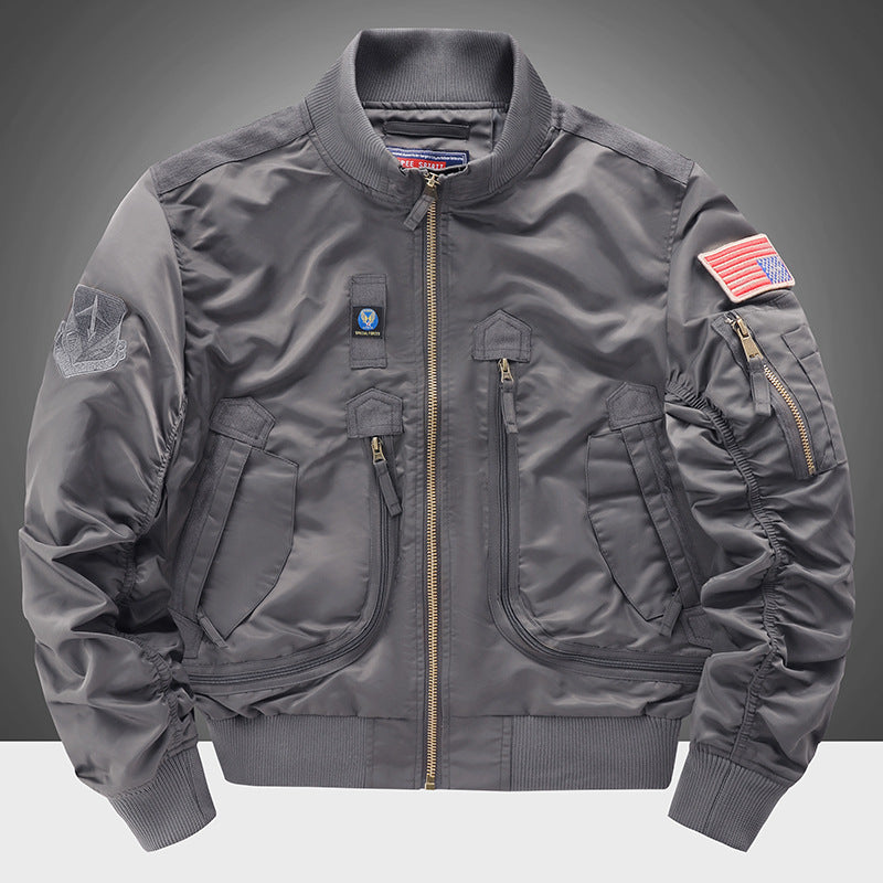 Modern bomber jacket for men with insulated lining and practical pockets Lune London