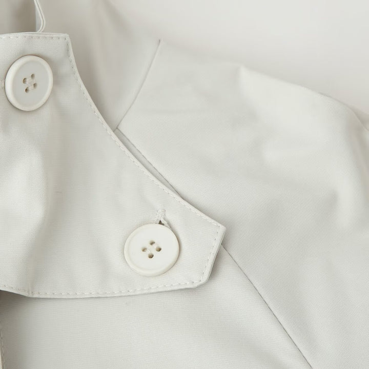 Women's coat with stand collar, balloon sleeves and side slits Amarae