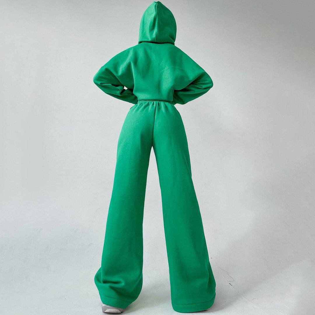 Lune London | Women's Casual Oversized Hoodie and Wide Leg Pants Set