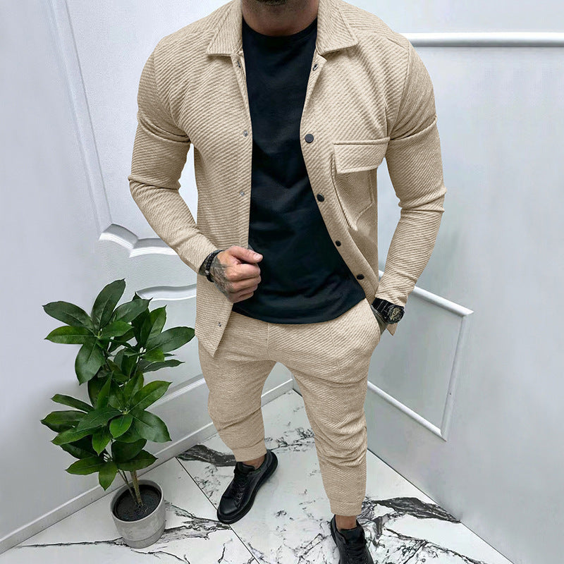 Leisure suit for men with structured top and comfortable fit Lune London