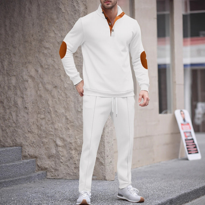 Men's sports suit with a modern cut and stylish contrasting details Lune London