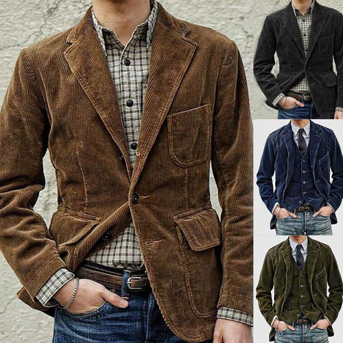 Cord Blazer for Men with Stylish Cut Amarae