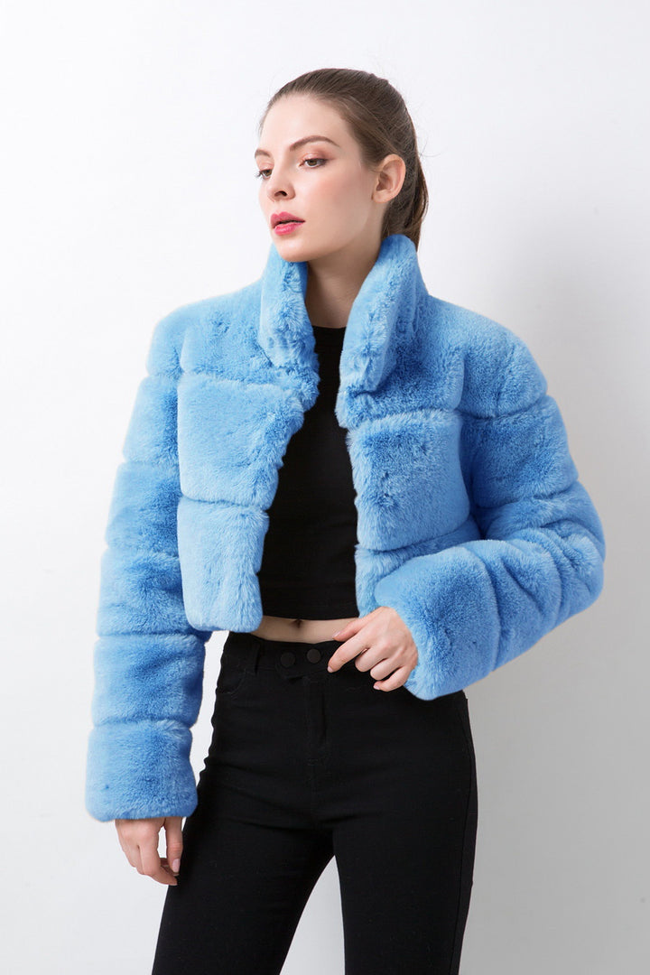 Short Faux Fur Jacket for Women Lune London