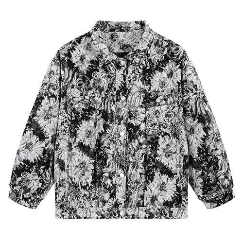 Amarae floral pattern women's bomber jacket