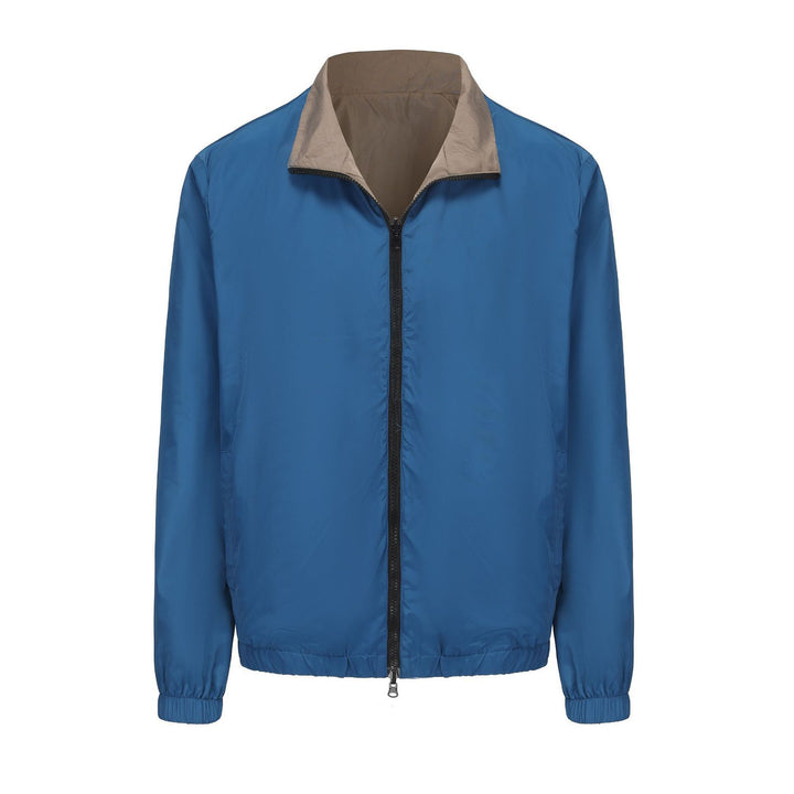 Lightweight leisure jacket for men with a stand-up collar and elastic cuffs Lune London