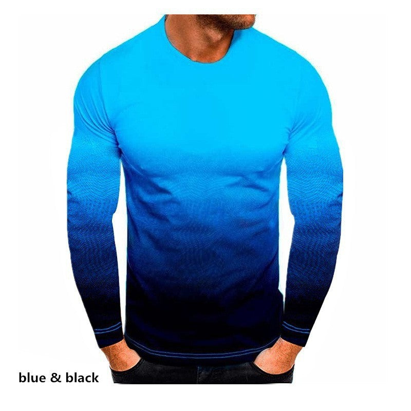 Men's long sleeve shirt with a modern gradient and a fitted cut Lune London