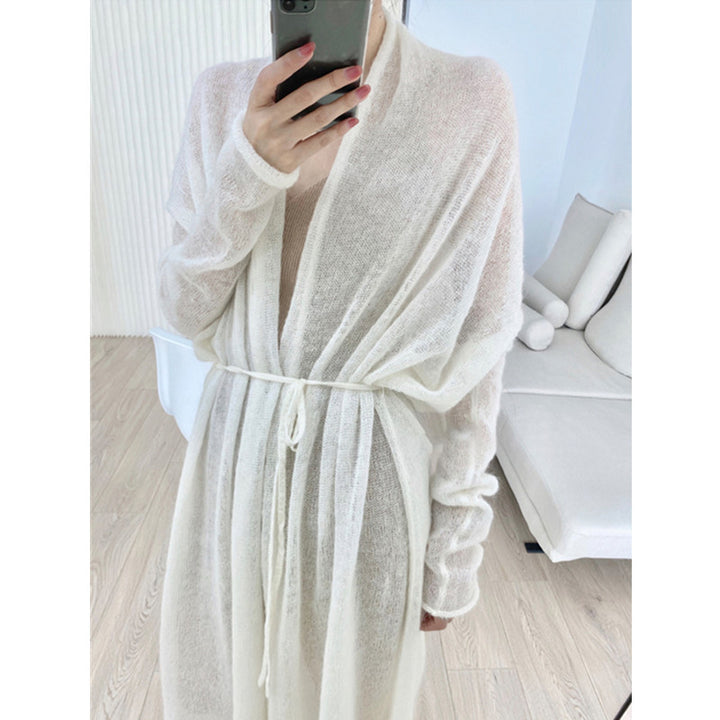 Lightweight kimono dress for women with belt Lune London