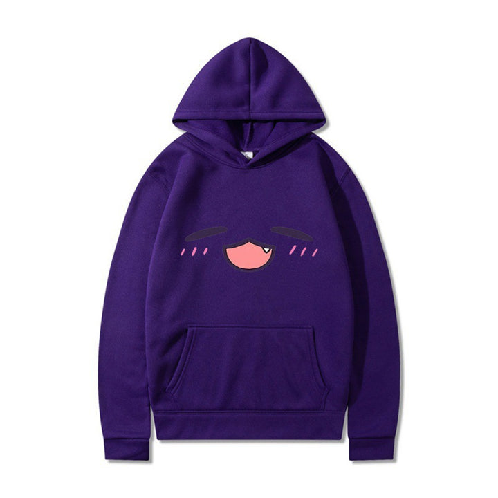 Women's hoodie with cheerful cartoon face and comfortable fit Lune London